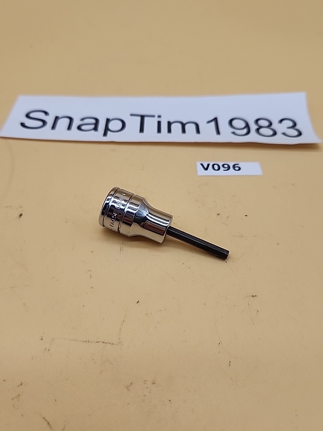 Snap-On Tools 3/8″ Drive 9/64″ SAE Hex Bit Chrome Socket FA4.5E USA