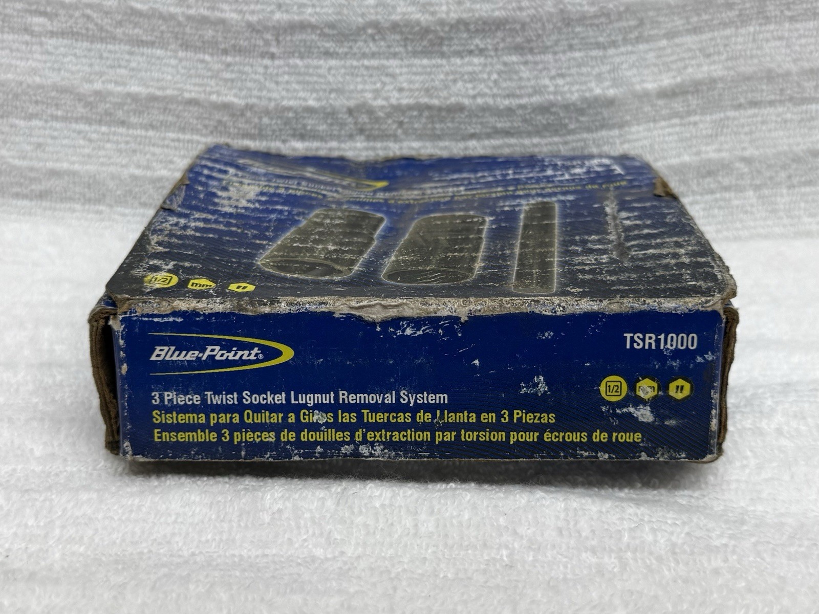 Blue Point Tools 1/2 Drive Flip Twist Lug Nut Socket set TSR1000 Vintage