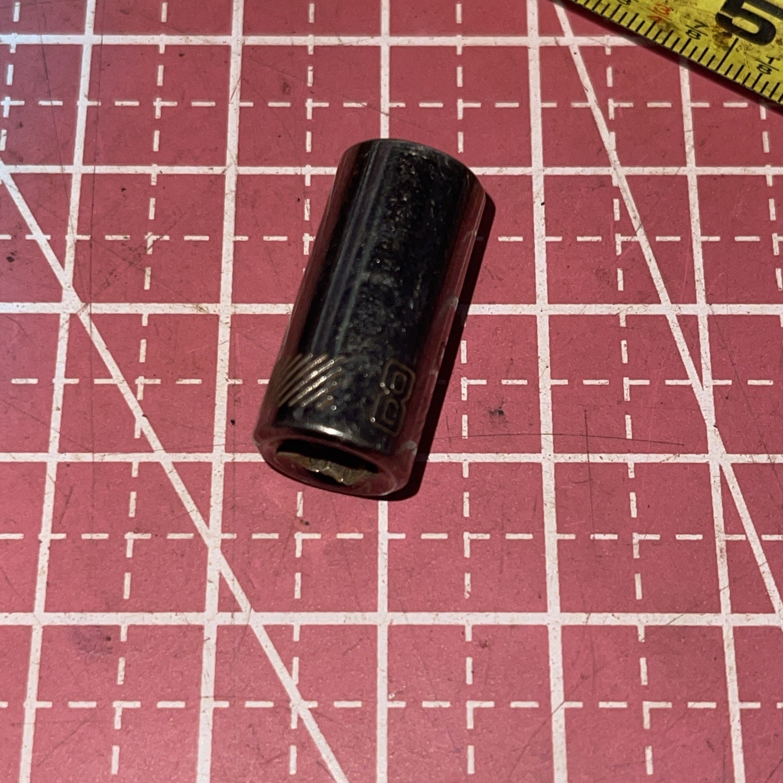 Craftsman 81-756 GM 8 MM Metric 1/4 Drive 6 Point Socket Gunmetal 81756 8MM
