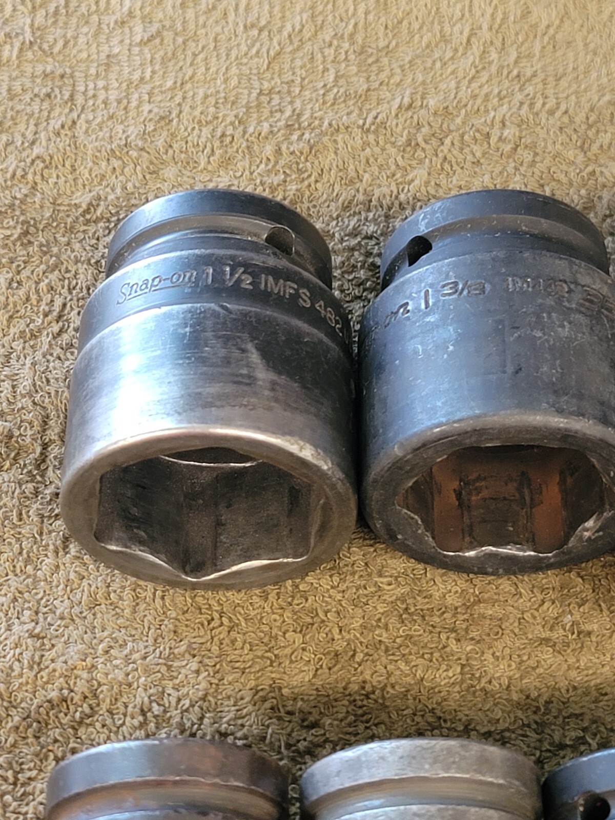 12 Snap-on Impact Socket Set SIM IM 3/4 Drive Sae 1-1/2 3/8 5/16 3/16 1/8 5/8″