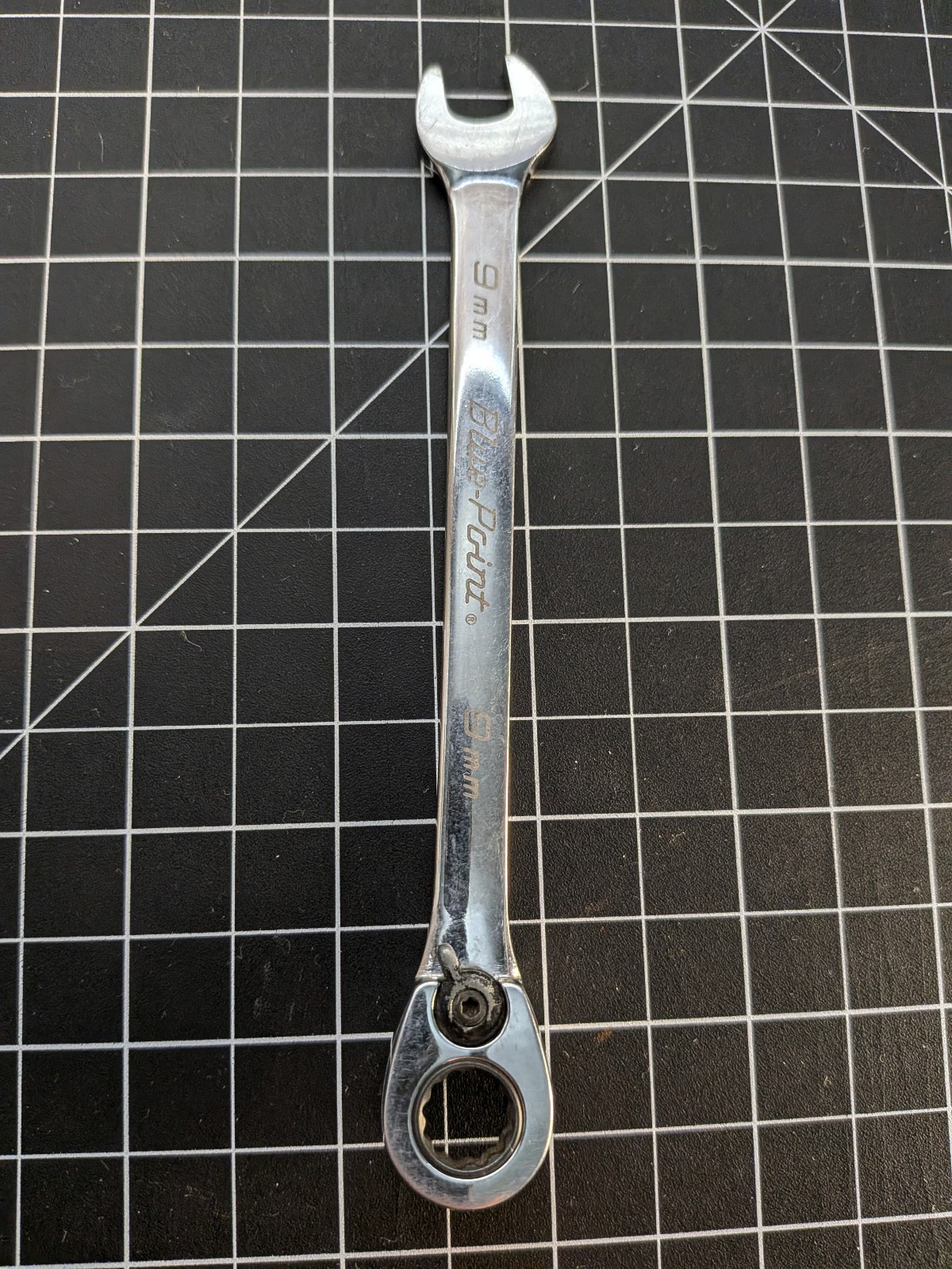 Blue Point BOERM9 9mm 12 Point Metric Offset Reversible Ratcheting Wrench