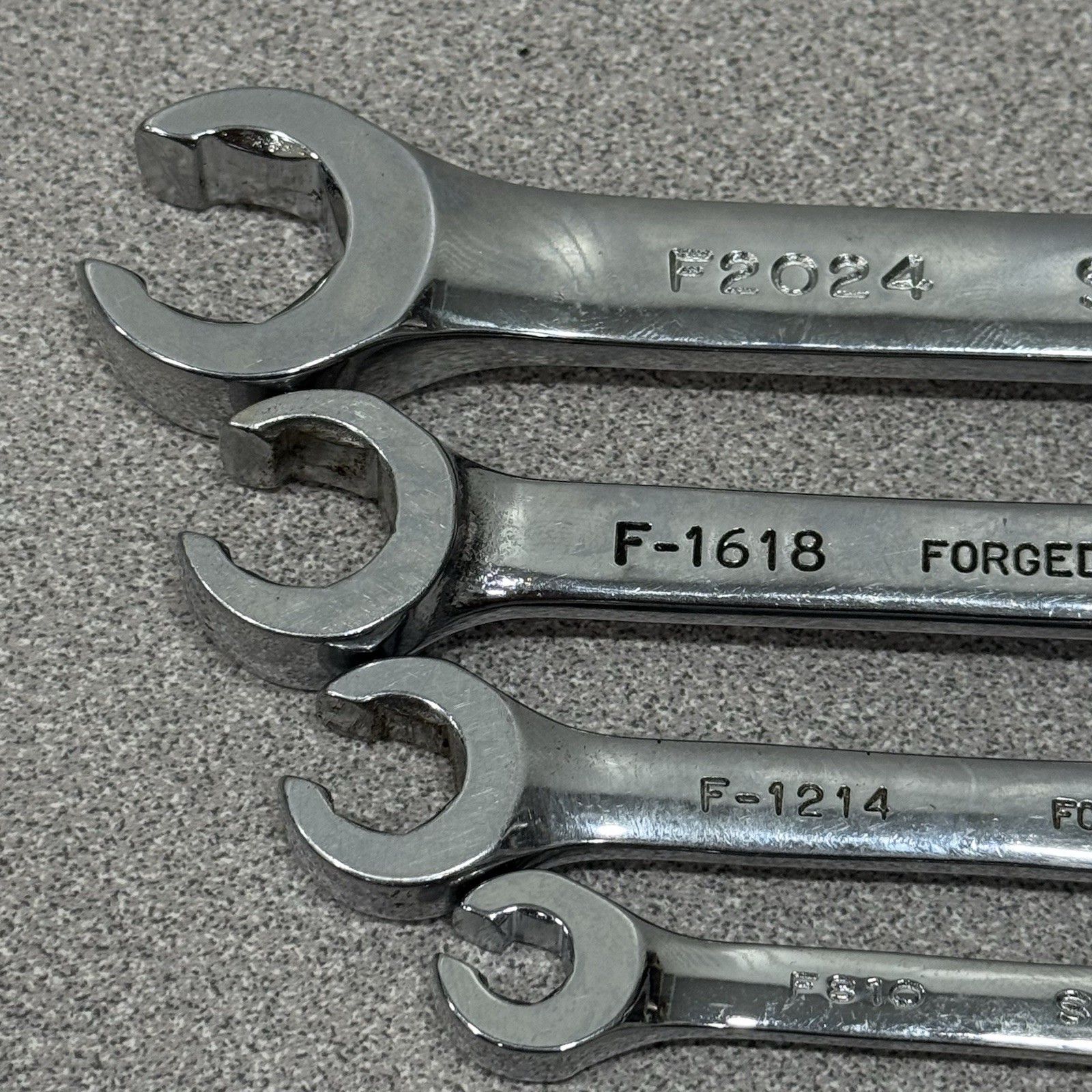 (4) SK Tools SAE Double Flare Nut Line Wrench Set 1/4”—3/4” USA Made