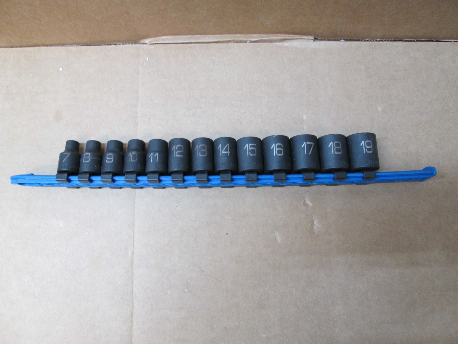 3/8 Shallow Metric Impact Socket Set 7mm-19mm 6 Point Matco