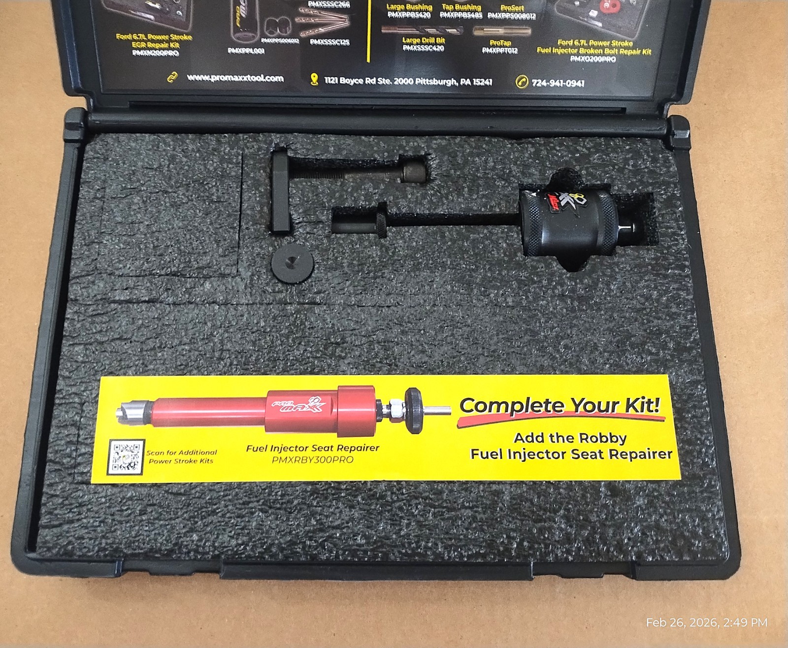 ProMAXX Tool Power Stroke 6.7L EGR Bolt Repair & Fuel Injector Puller Kit