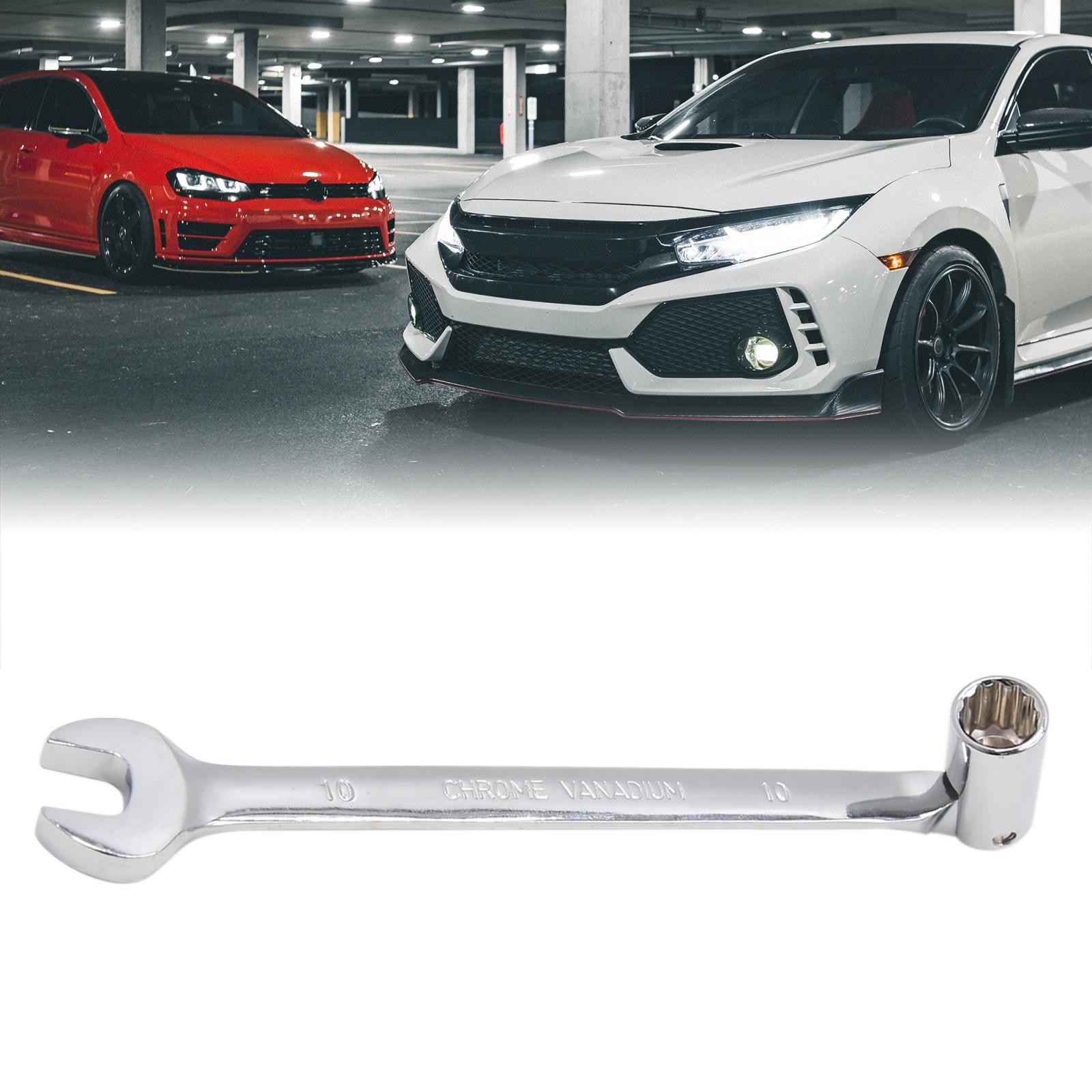 10mm Swivel Head Combination Socket Spanner Wrench Auto Car Repairing Tool