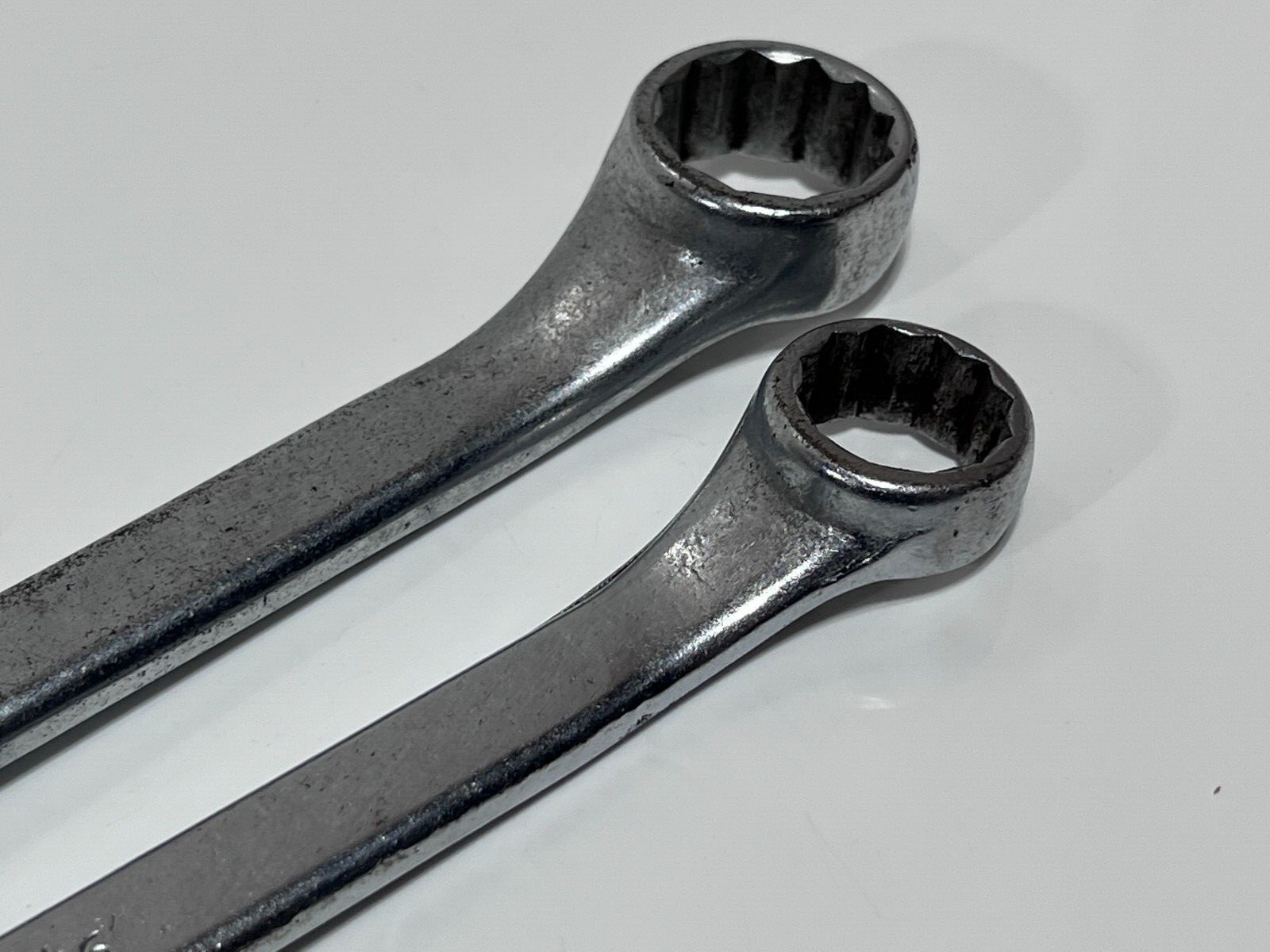 Fleet Tools USA 2pc SAE Offset Box Wrench Pair Set – 6428 & 6424 – 12 Point