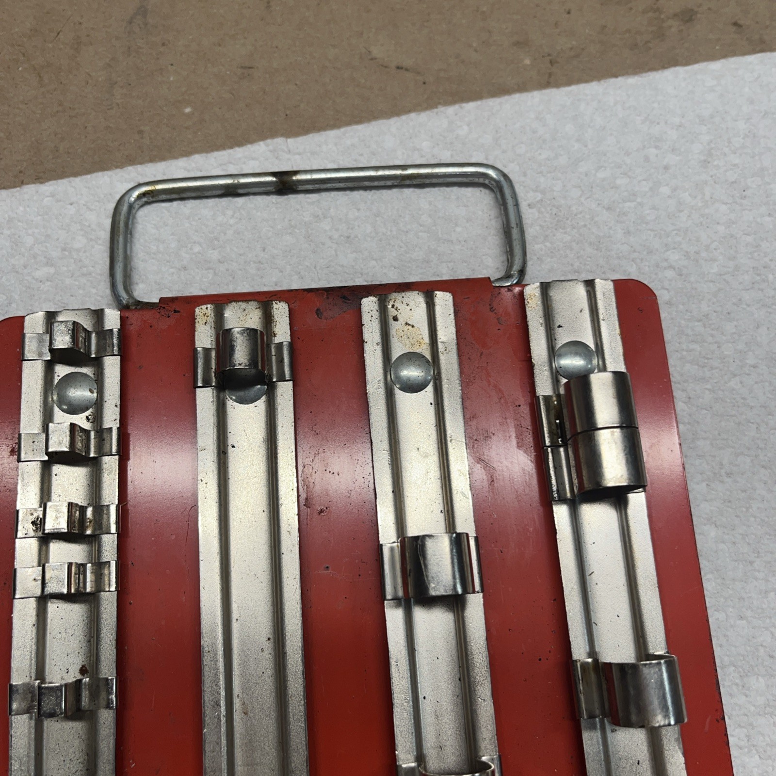 Two socket trays 1/4 in., 3/8 in.,and 1/2 in. Multiple Rail Socket Tray – SAE-MM