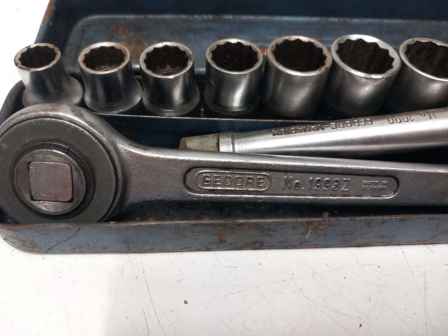 Vintage GEDORE No 1993Z- 1/2″ Drive -tool Set