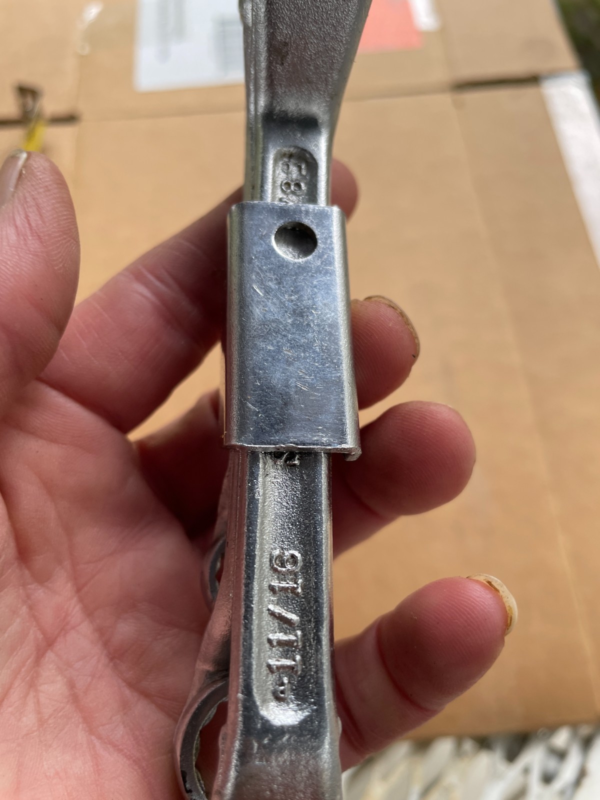3 VTG SEARS Offset Double Box End Wrench Set 1/2 3/8 5/8 7/8 9/16 7/16 1/16 lock