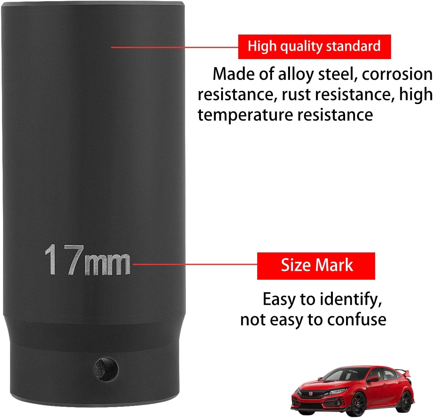 77060 17mm Harmonic Balancer Socket For Honda Engines Balancer Socket