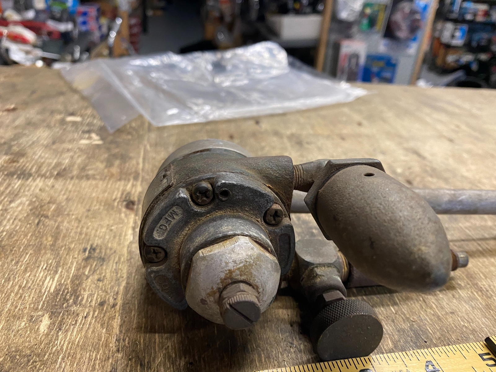 Vtg Tools USA Paint Mixer Air Stir Bodyman collectible Painter Garage Man Cave