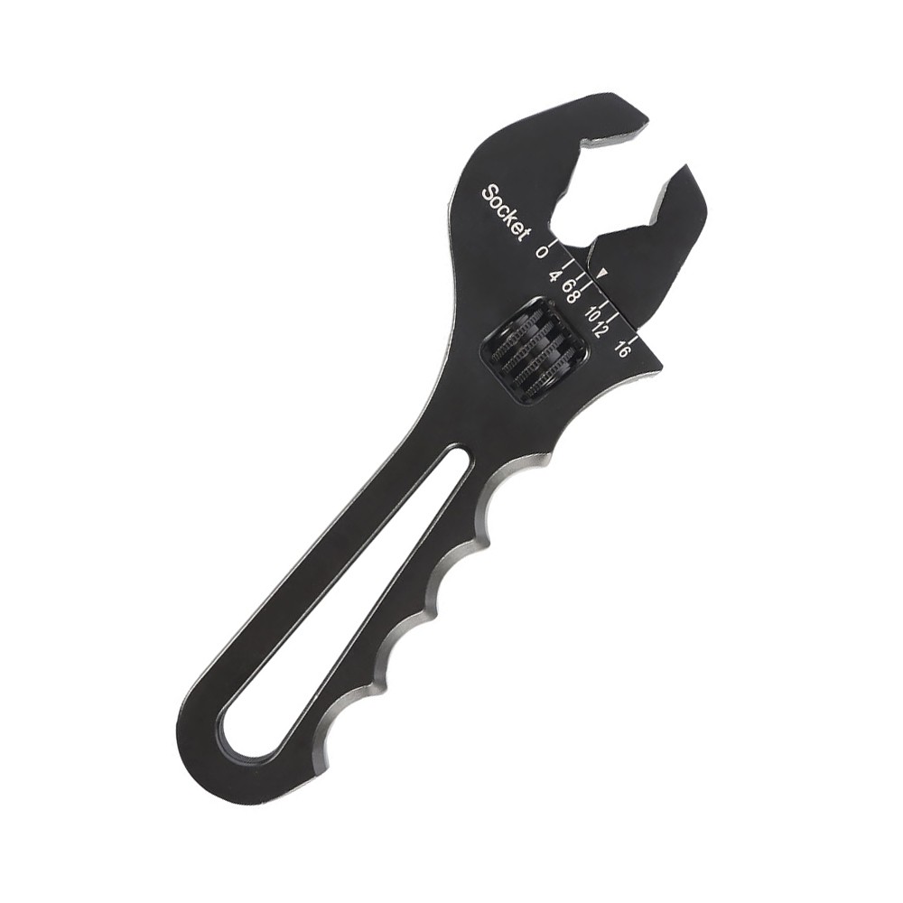 3AN-16AN For Hose End Fitting Black Aluminum Adjustable Wrench Tool Spanner New