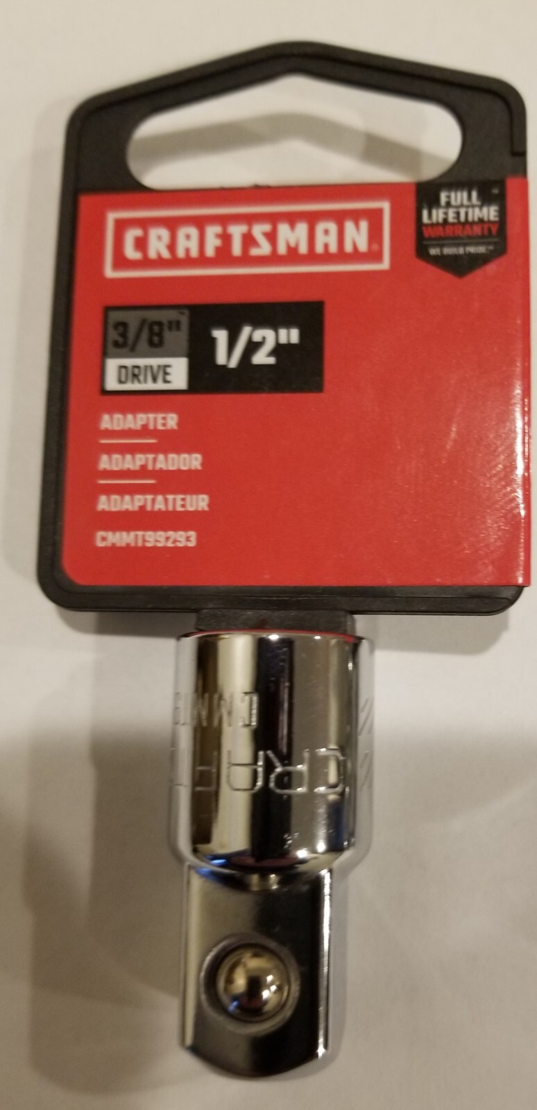3x CRAFTSMAN 3/8 to 1/2 + 1/2 to 3/8 Socket Adapters + 1/4″ Universal Joint NEW