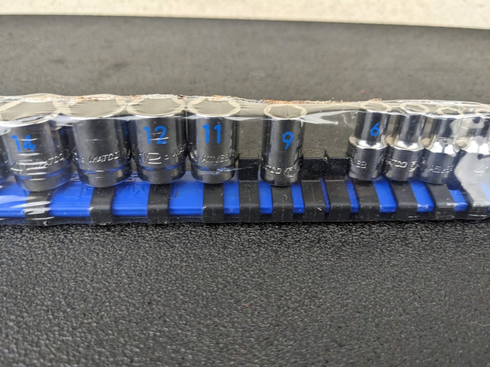 #bp172 Matco Tools NEW SAM146TB 1/4″ DRIVE METRIC 6 POINT CHROME SOCKET SET