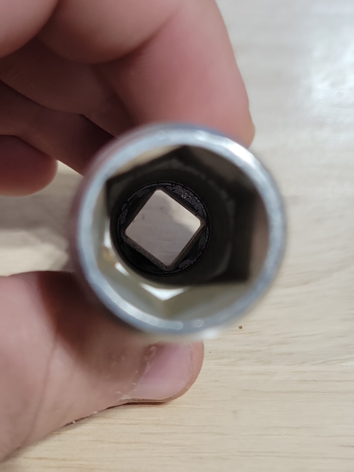 USED CRAFTSMAN 3/8″ DRIVE 6 POINT 15MM DEEP SOCKET 44432 GOOD CONDITION!