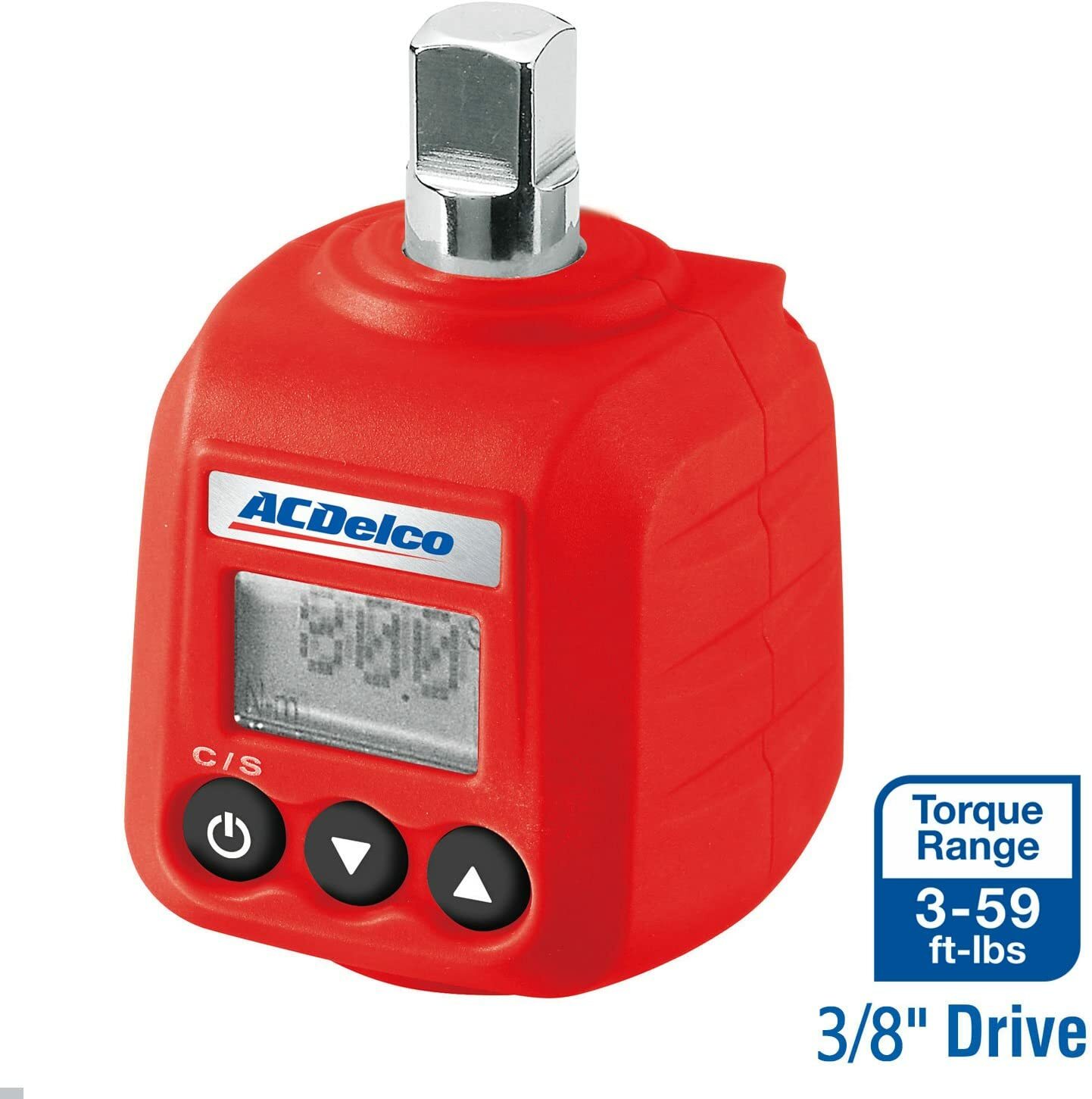 ACDelco ARM602-34A 3/8 & ½” Heavy Duty Digital Torque Adapter Combo Kit with LED