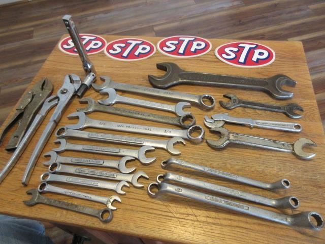 22 Pc Wrenches Netsuren Proto Craftsman S-K Rahsol Stanley Allen Bridgeport STP