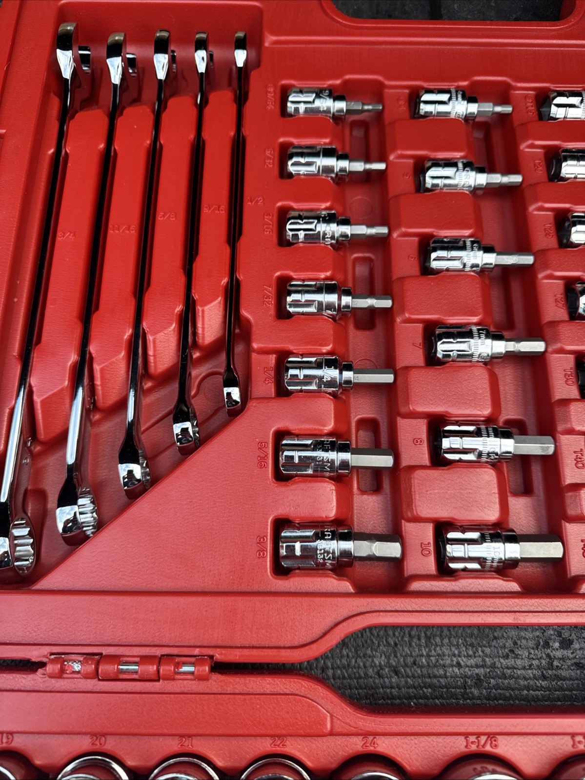 Sexy Sears Craftsman Nos 131pc Super Max Axess Pass Thru Socket Set Rare 40131