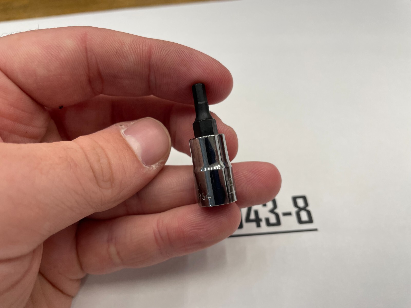 Blue-Point Tools NEW 1/4″ Drive 9/64″ SAE Hex Bit Socket BLPH14964