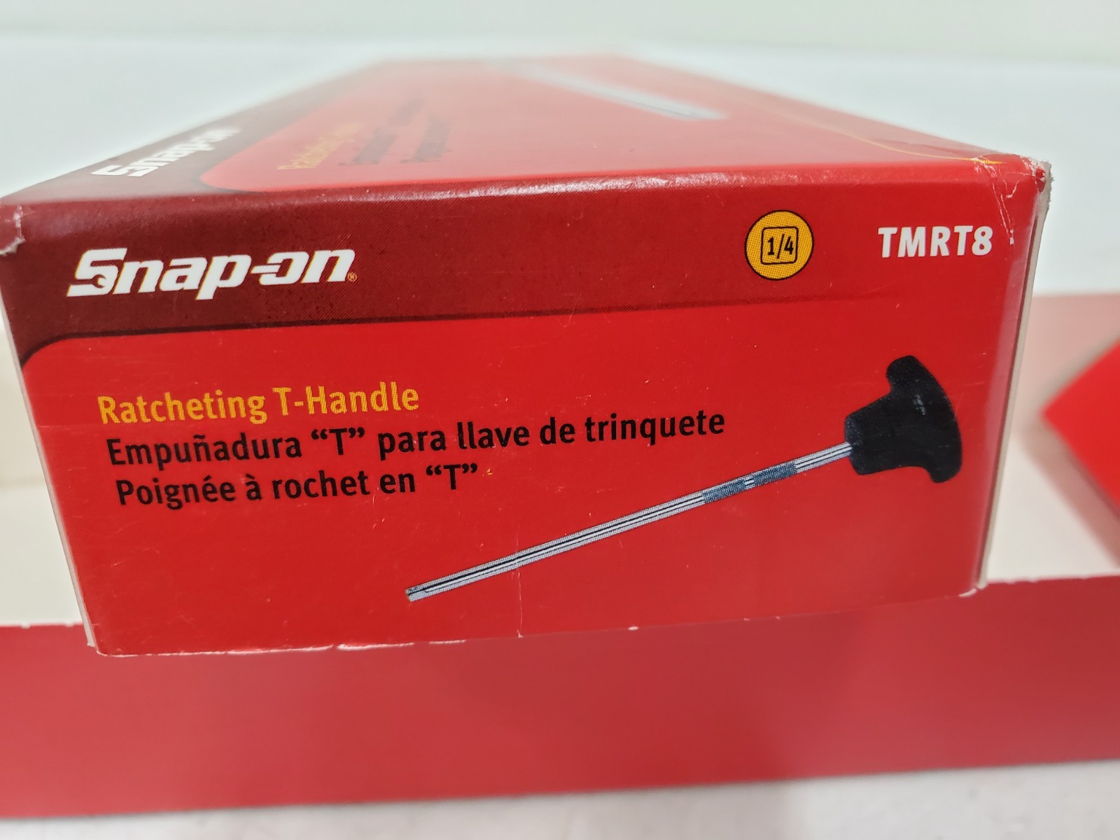 Snap-on Tools TMRT8 Ratcheting 10″ T-Handle 1/4″ Drive Black (134893-1 AO BY106B