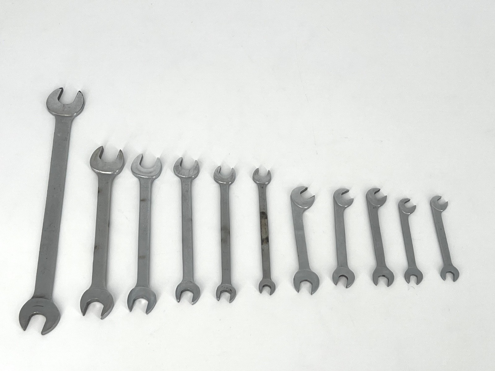 Vintage PLVMB PLOMB PROTO Open End Wrench Set 11pc Midget Ignition Tappet SAE