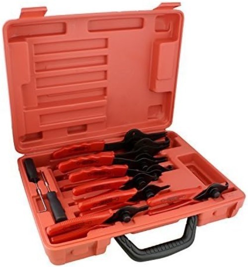 Heavy-Duty Snap Ring Pliers Set – 11-Piece with Ergonomic Handles & Storage Case