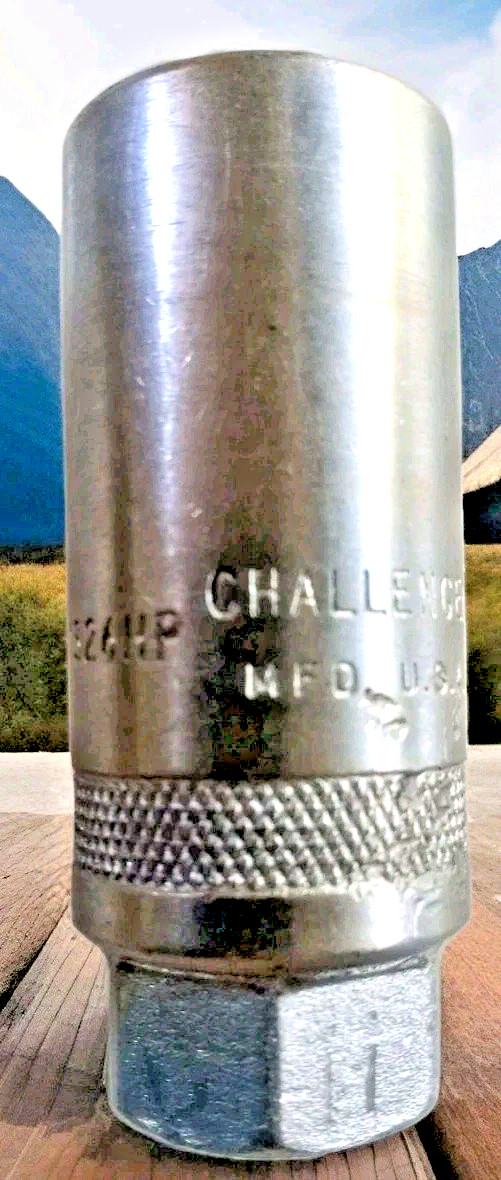 Proto Challenger 1326HP 3/8″ Dr. 13/16″ 6pt Spark Plug Socket Chrome Vintage USA