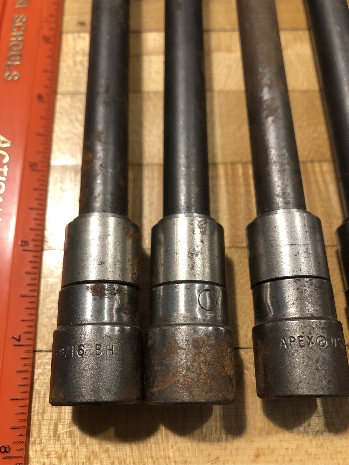 1 USED Dayton Apex 9/16″ Extension Swivel Short Socket 1/2″ Drive 6 Pt (5 Avail)