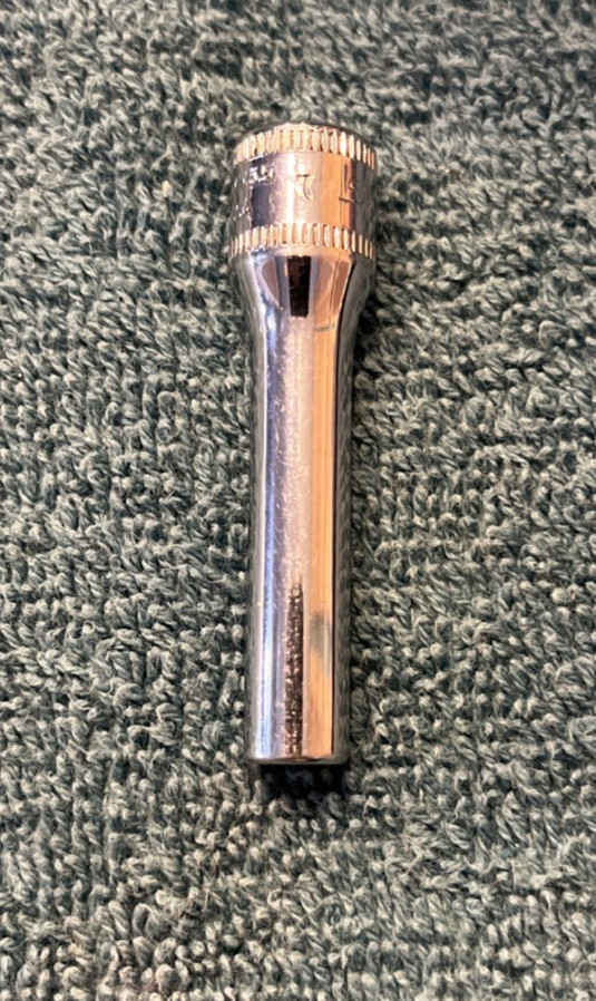 Snap On Tools 5.5mm 1/4″ Drive 6 Point Deep Chrome Socket STMM5.5 USA