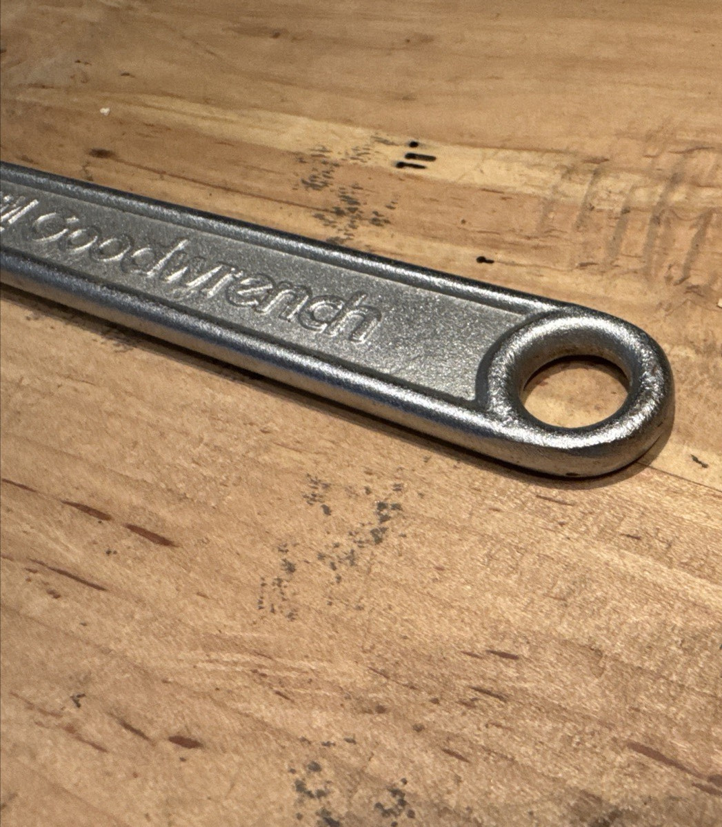 Vintage GM Goodwrench – 300mm 12″ Adjustable Wrench #16612, Very Good Condition!