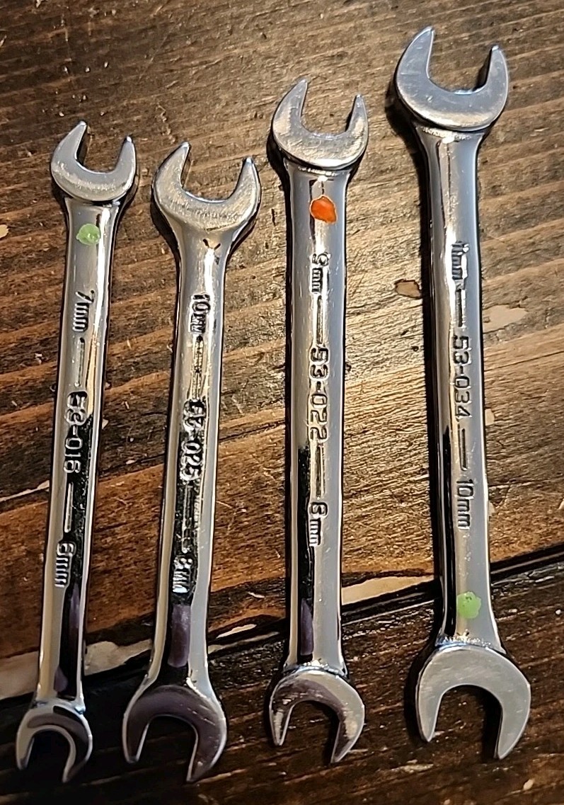 💥USA Lifetime Warranty Armstrong Tools 4pc Metric Double Open End Wrench Set
