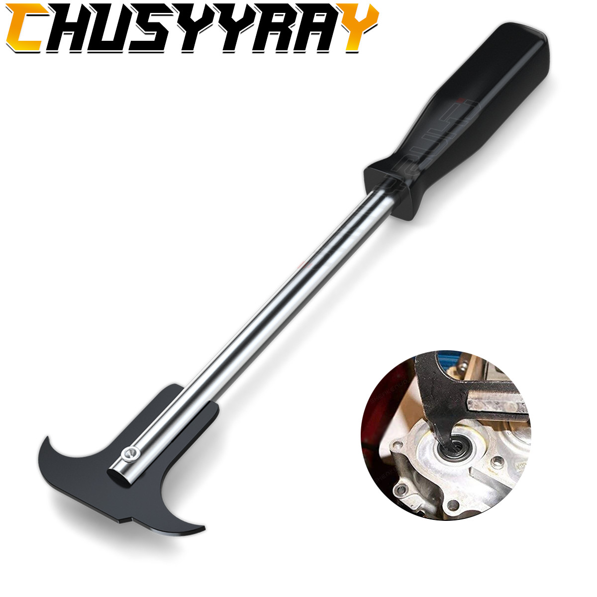 Professional Seal Puller Tool with Dual Hook Tips Remove Oil and Grease Seals 1X
