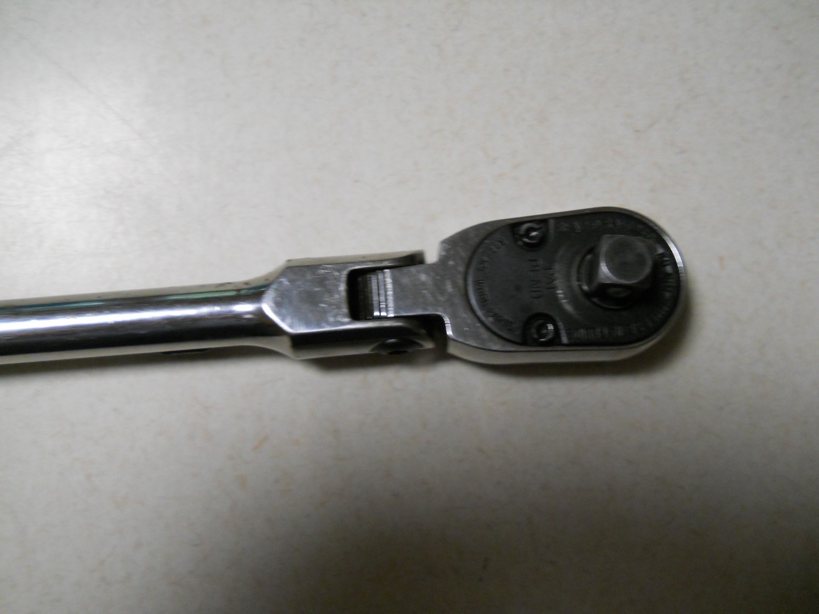 Snap-on 3/8 Flex Head Soft Comfort Grip Handle Ratchet RED FHX80 12 Inches Long