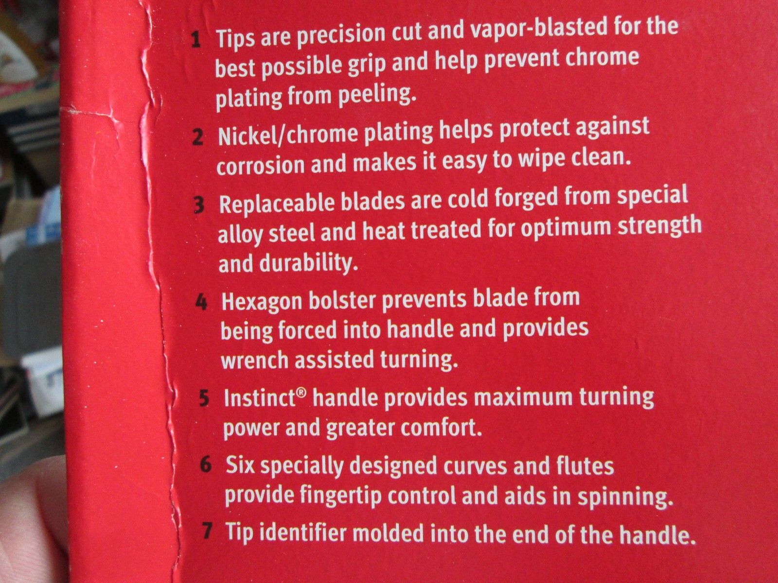 SNAP ON CLASSIC RED PHILLIPS MINI TIP SCREWDRIVER No0 SGDP300B INSTINCT HANDLE