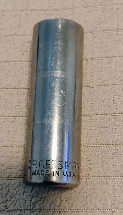 43589 Craftsman USA Deep Socket 1/4 In Drive 1/2