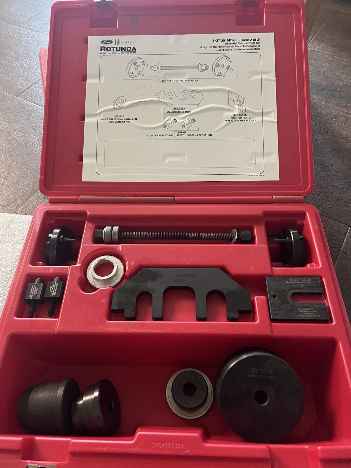 Ford Rotunda TKIT-2019P1-FL 2.0 Diesel Tools Both Cases Plus more EXTRA Read