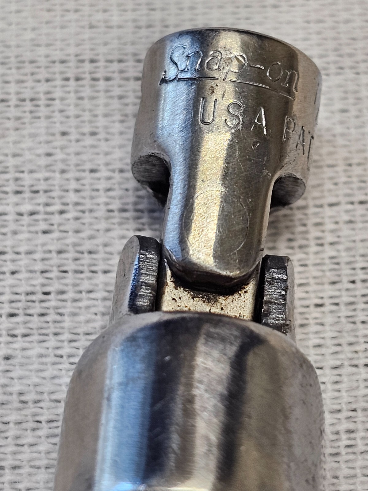 Snap-on 7/16″ Standard Swivel Socket Sae 12 Point 1/4″ Drive TMU141 USA