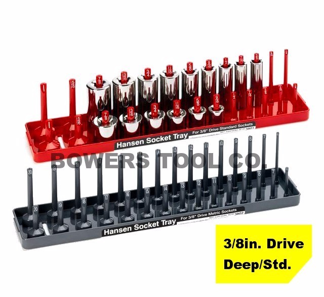 Hansen 12pc Mechanics Tool Socket Tray & Wrench Organizer Set for Craftsman 311