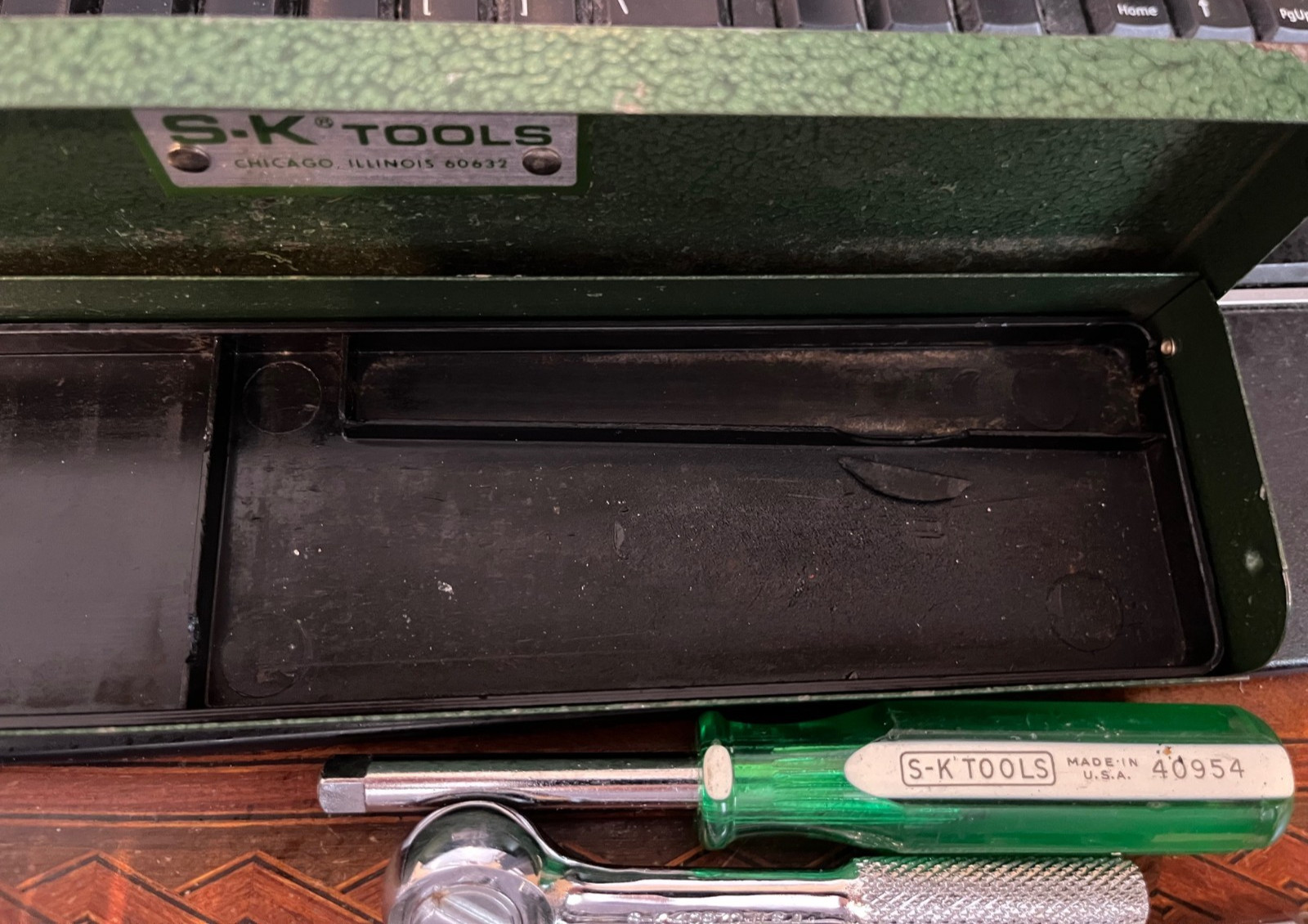 Vintage S-K Tools 1/4″ Drive Socket Set No. 4921 Very Clean Set USA Made