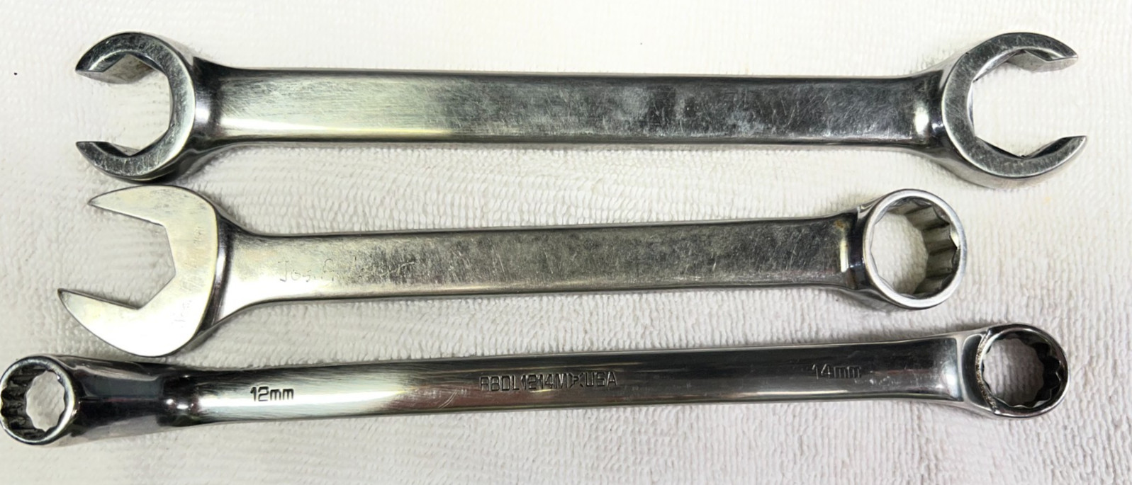 Matco Wrenches Lot of 3 Various Sizes Styles-Flare-box-open Metric