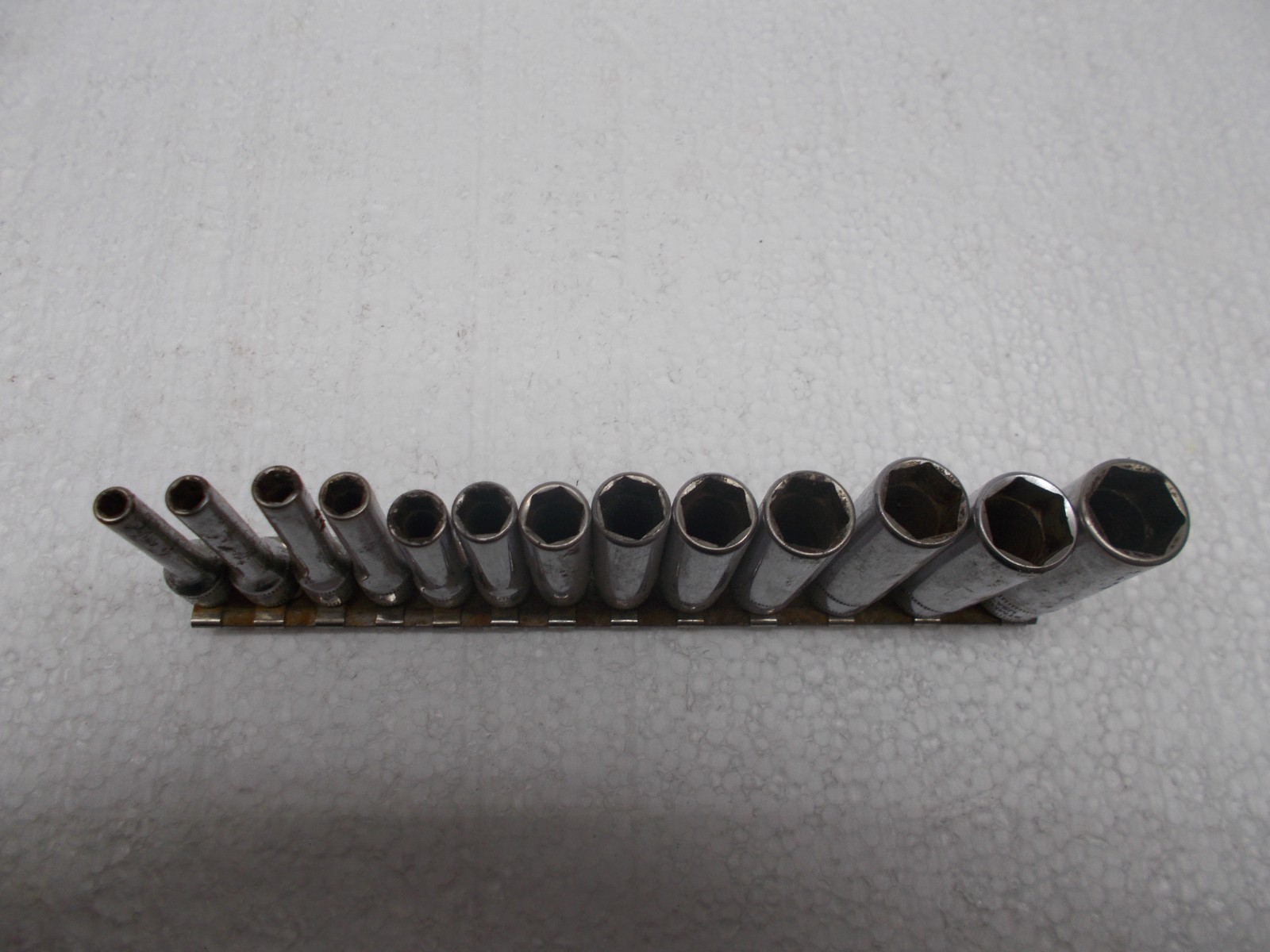 Snap-on tools 1/4 in. drive Deep Socket Set 6 Point STMM4mm – STMM15mm USA Nice!