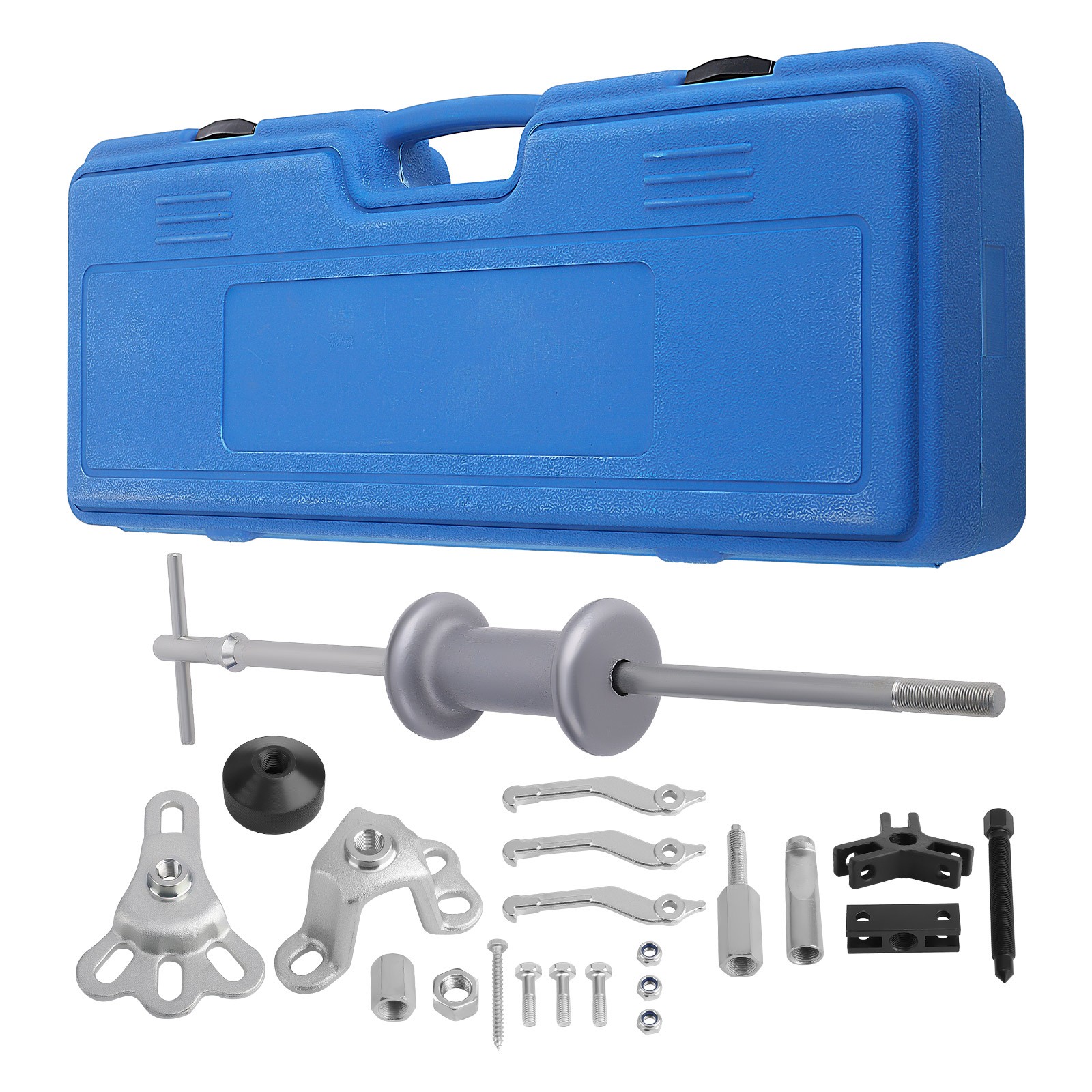 17Pcs Wheel Hub Puller Tool Set for Front Bearings & Rear Flange Axle Removal