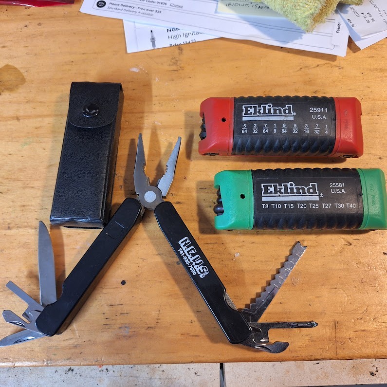 2 sets Eklind allen & torx wrenches & multi-tool like new