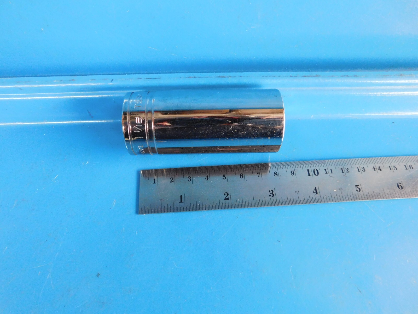 NEW, SNAP ON TOOLS » 1 -1/16 IN. » 1/2 IN. DR. DEEP 6 PT. SOCKET, PART #TS341