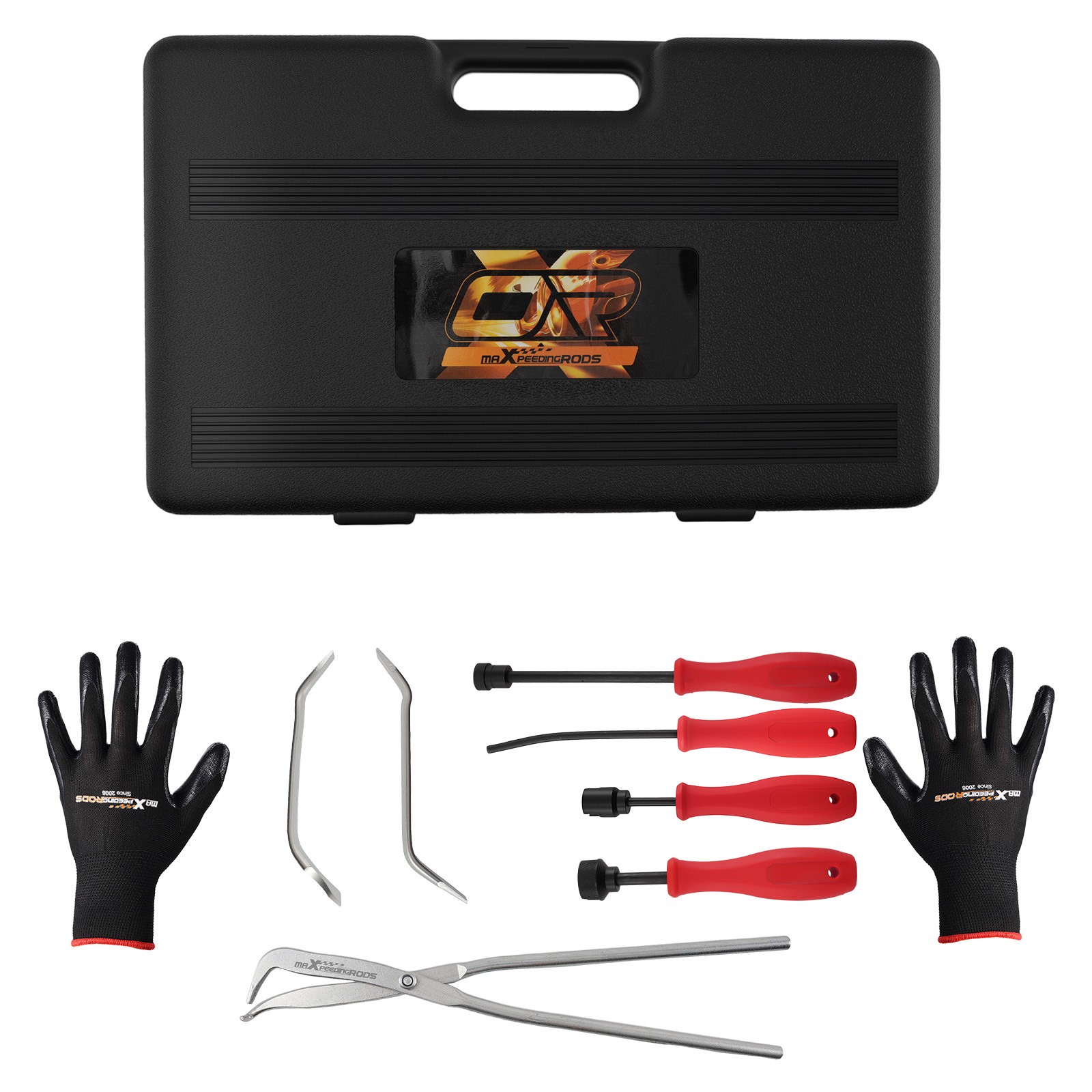 8pcs Universal Drum Brakes Service Remove Install Springs Plier Tool Kit Set Red
