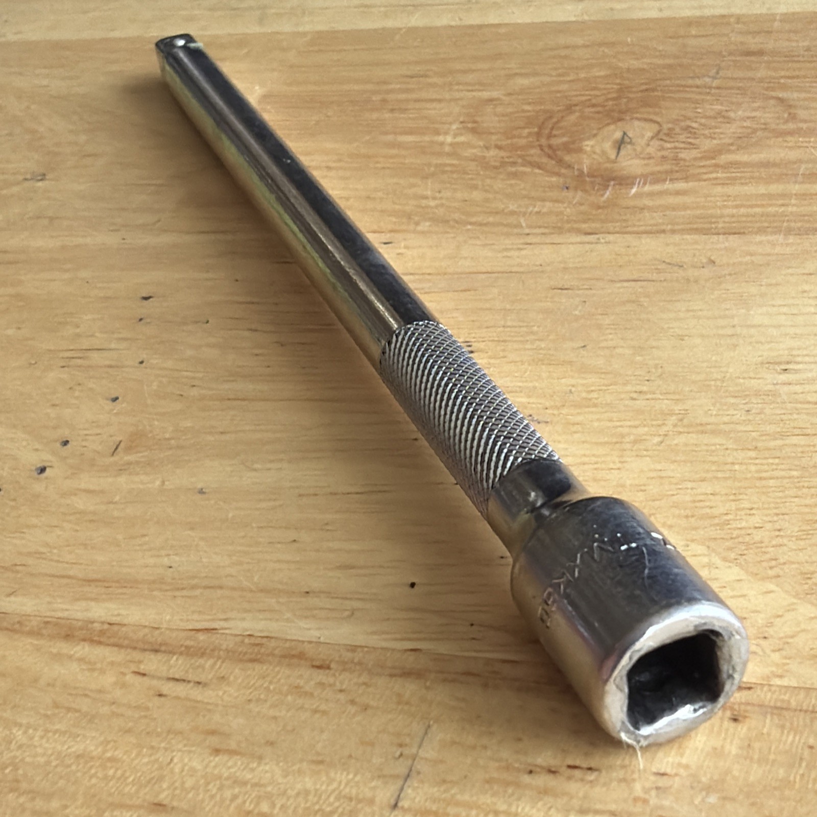 Snap On Tools 6″ Long Socket Extension 1/4″ Drive Knurled TMXK60 Made in USA
