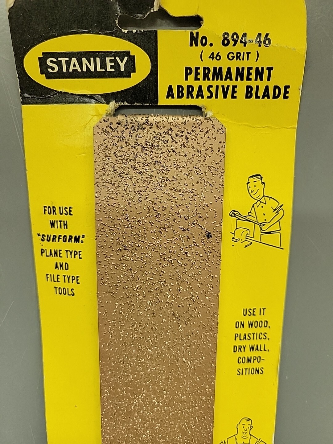 Stanley Surform Carbide Abrasive Blade Rasp 46 Grit 894-46 21-430 295 296 285