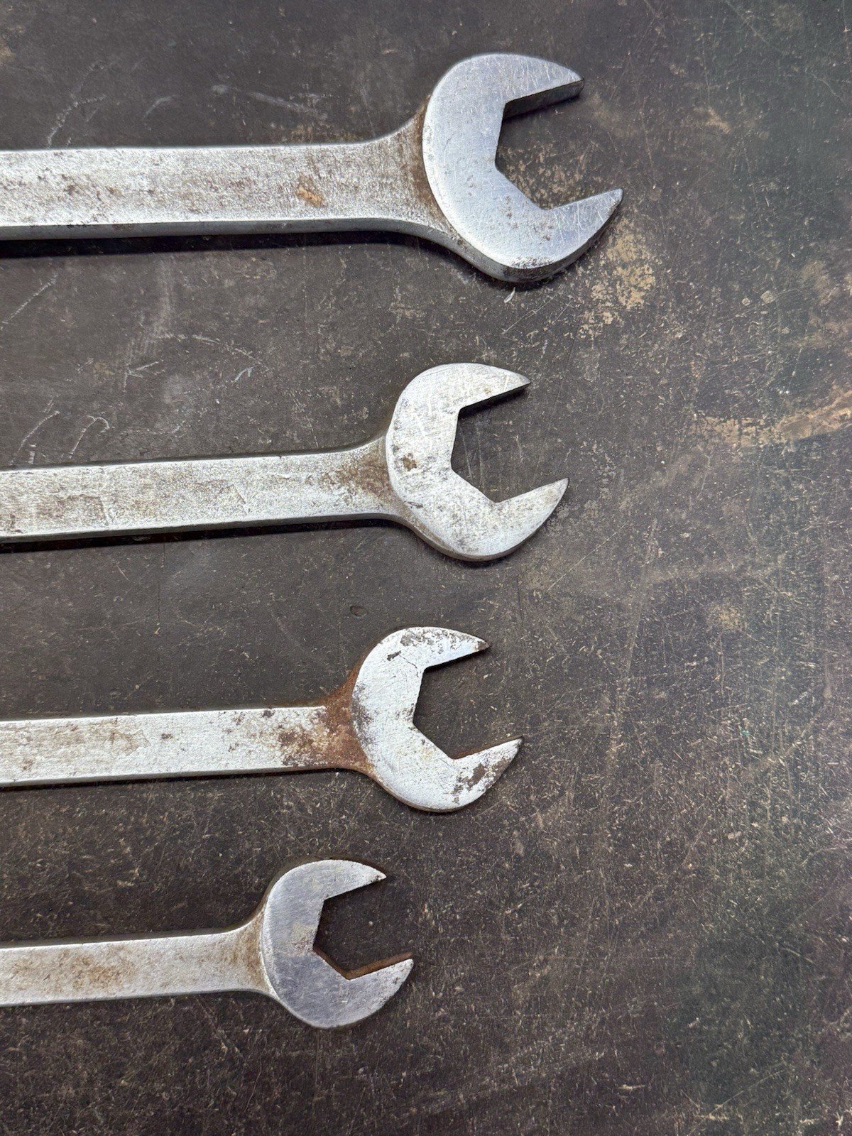 Vintage Vanadium Tool Company SAE Combination Wrenches Made in USA