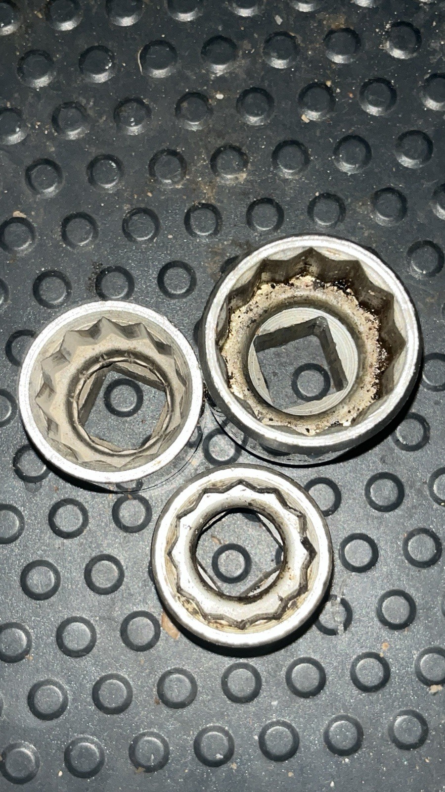 💥PROTO Socket 3pc Set 3/4in drive 1-1/8” 1-1/4” 1-7/16” USED 12 pt VINTAGE