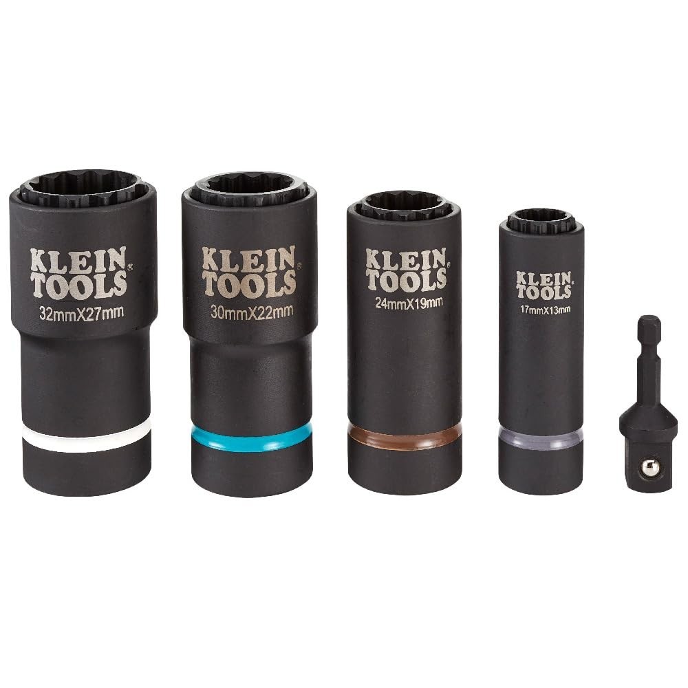 1/2-Inch Drive Metric Impact Socket Set – 12-Point Deep Sockets for Mechanics